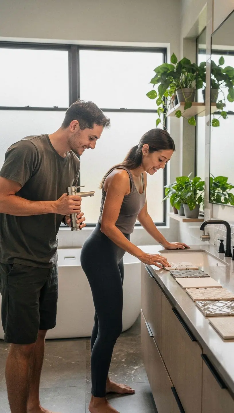 Современный интерьер гостиной с комфортной мебелью и стильным освещением